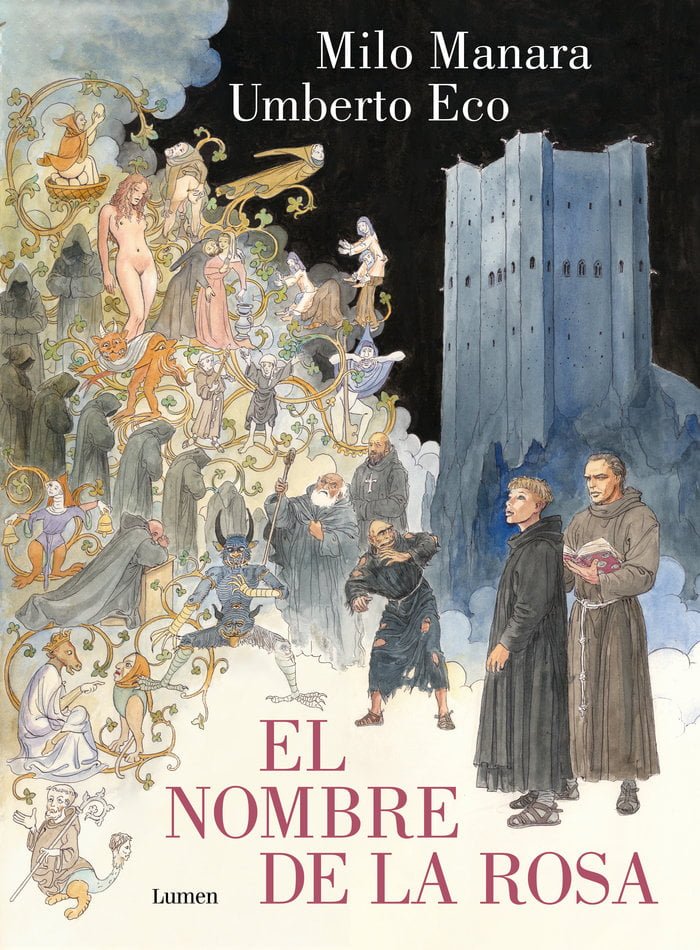 El-Nombre-De-La-Rosa-La-Novela-Grafica El Nombre De La Rosa La Novela Grafica