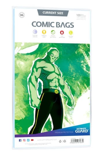 Ultimate Guard Comic Bags Bolsas de Comics Current Size (100)