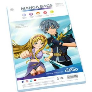 Ultimate Guard Manga Bags Bolsas con cierre reutilizable de Mangas (100)