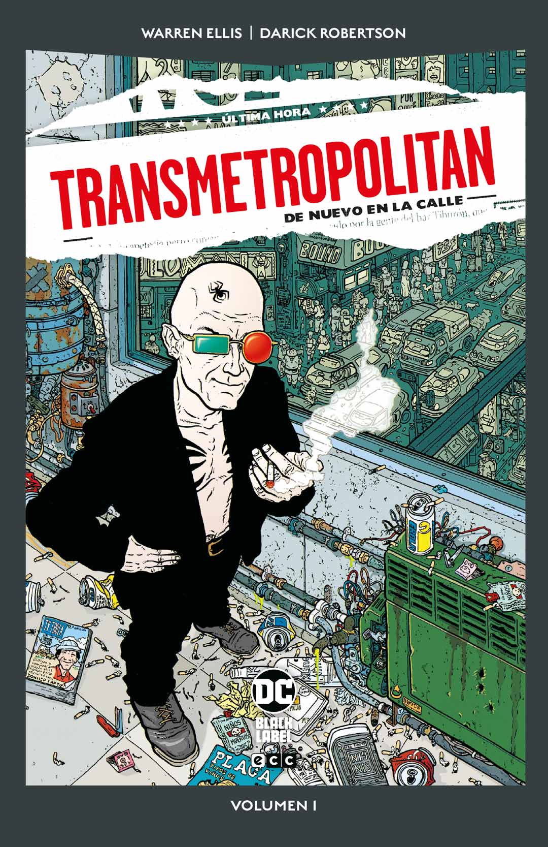 Transmetropolitan-vol-1-de-10-De-nuevo-en-la-calle-DC-Pocket Transmetropolitan vol. 1 de 10: De nuevo en la calle (DC Pocket)