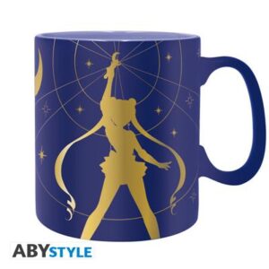 Sailor Moon Taza 460 Ml Sailor Moon Dorada Caja De Cartón