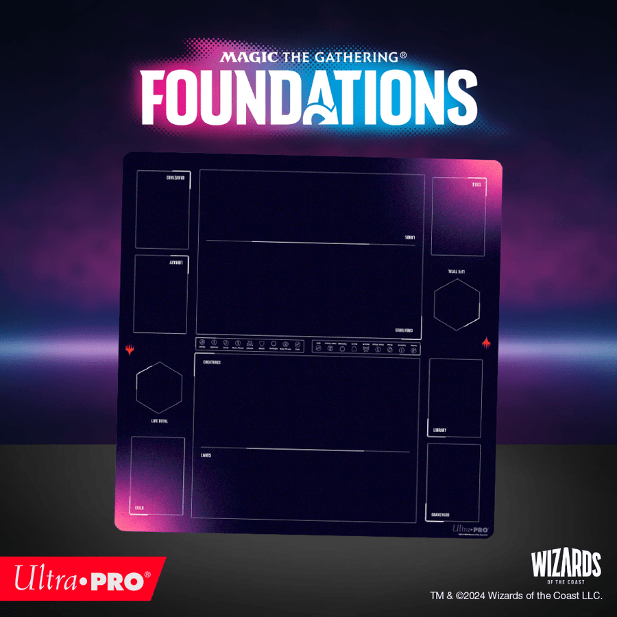 Ultra-Pro-Foundations-Learn-To-Play-2-Player-Battlemat-For-Magic:-The-Gathering- Ultra Pro Foundations Learn To Play 2 Player Battlemat For Magic: The Gathering