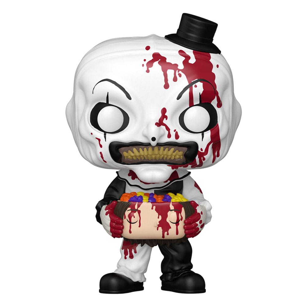 Terrifier 2 Figura POP! Movies Vinyl Art the Clown with Candy Filled Head 9 cm