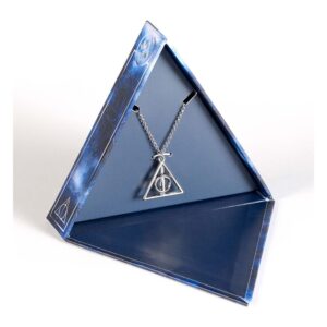 Harry Potter: Deathly Hallows Collar giratorio Set de regalo (Plateado)