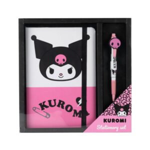 Sanrio Libreta con bolígrafo Set de regalo Kuromi