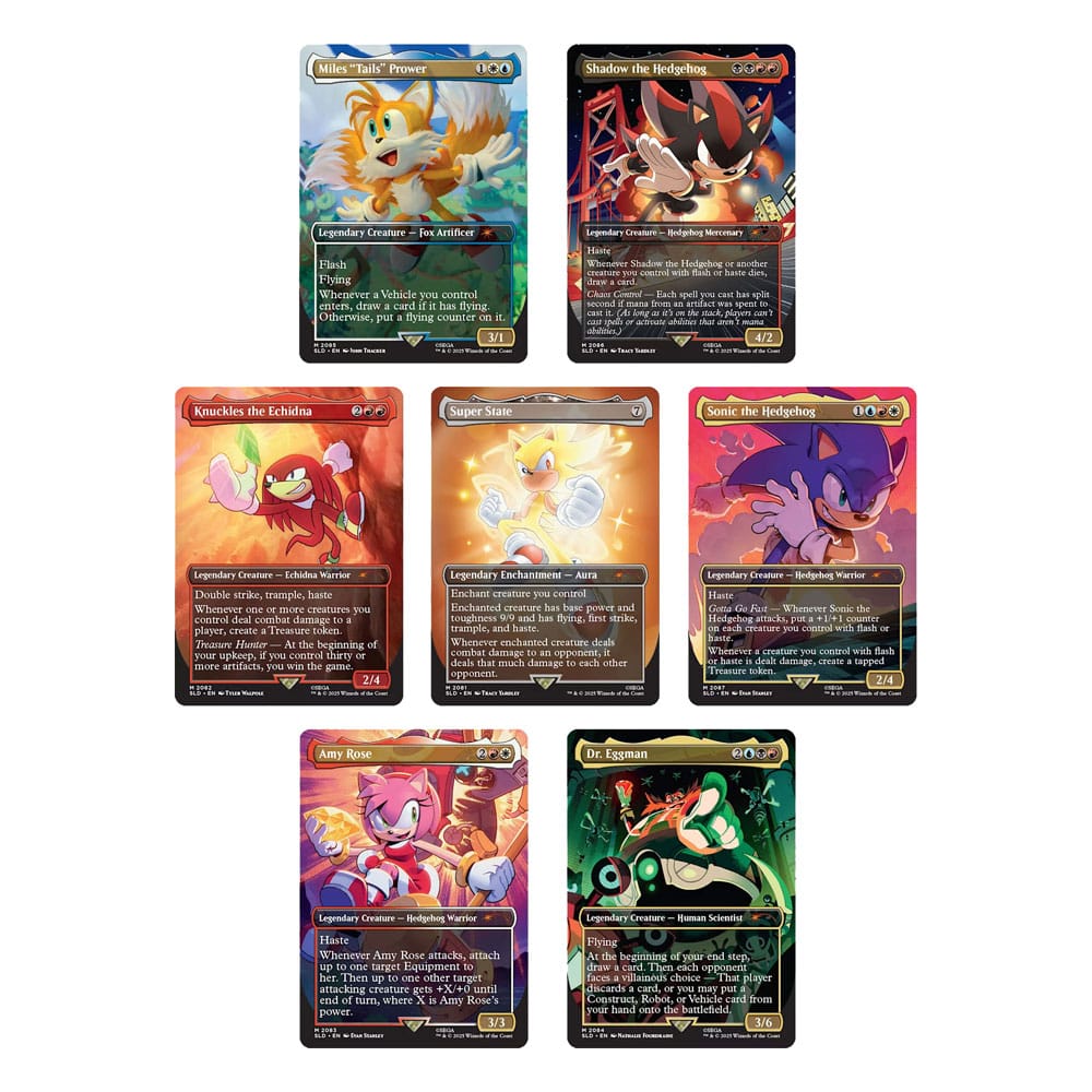 Magic the Gathering Secret Lair x Sonic: Friends & Foes inglés