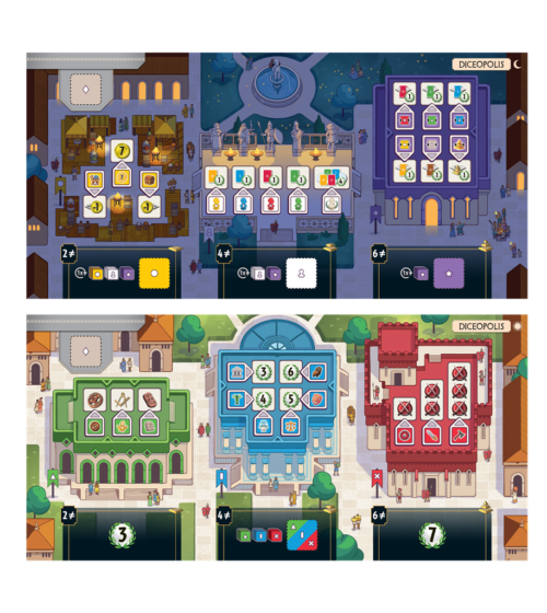 Diceopolis. Promo especial juego 7 Wonders.