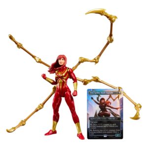 Marvel Legends Magic: The Gathering Figura Mary Jane Watson (Iron Spider) (con carta exclusiva metalizada) 15 cm