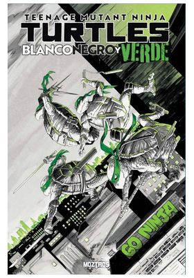 Tmnt-Blanco-Negro-Y-Verde Tmnt: Blanco Negro Y Verde