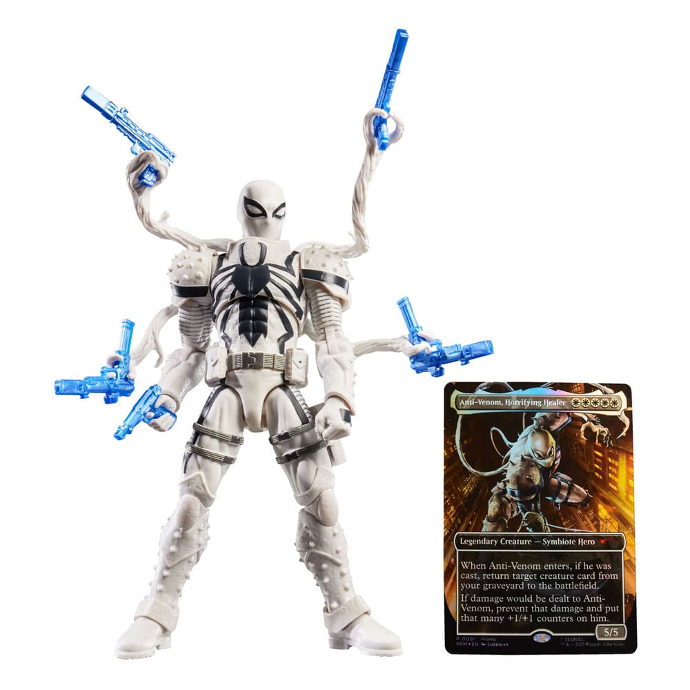 Marvel Legends Magic: The Gathering Figura Agent Anti-Venom (con carta exclusiva metalizada) 15 cm