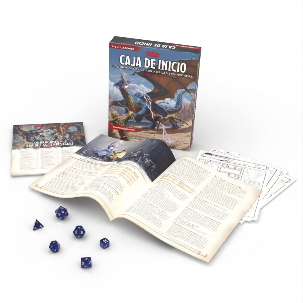Caja de inicio Dungeons and Dragons: los dragones de la isla de las tempestades