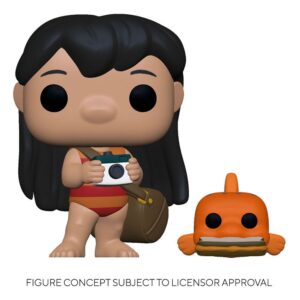 Lilo & Stitch Figura POP! & Buddy Vinyl Lilo w/Pudge 9 cm