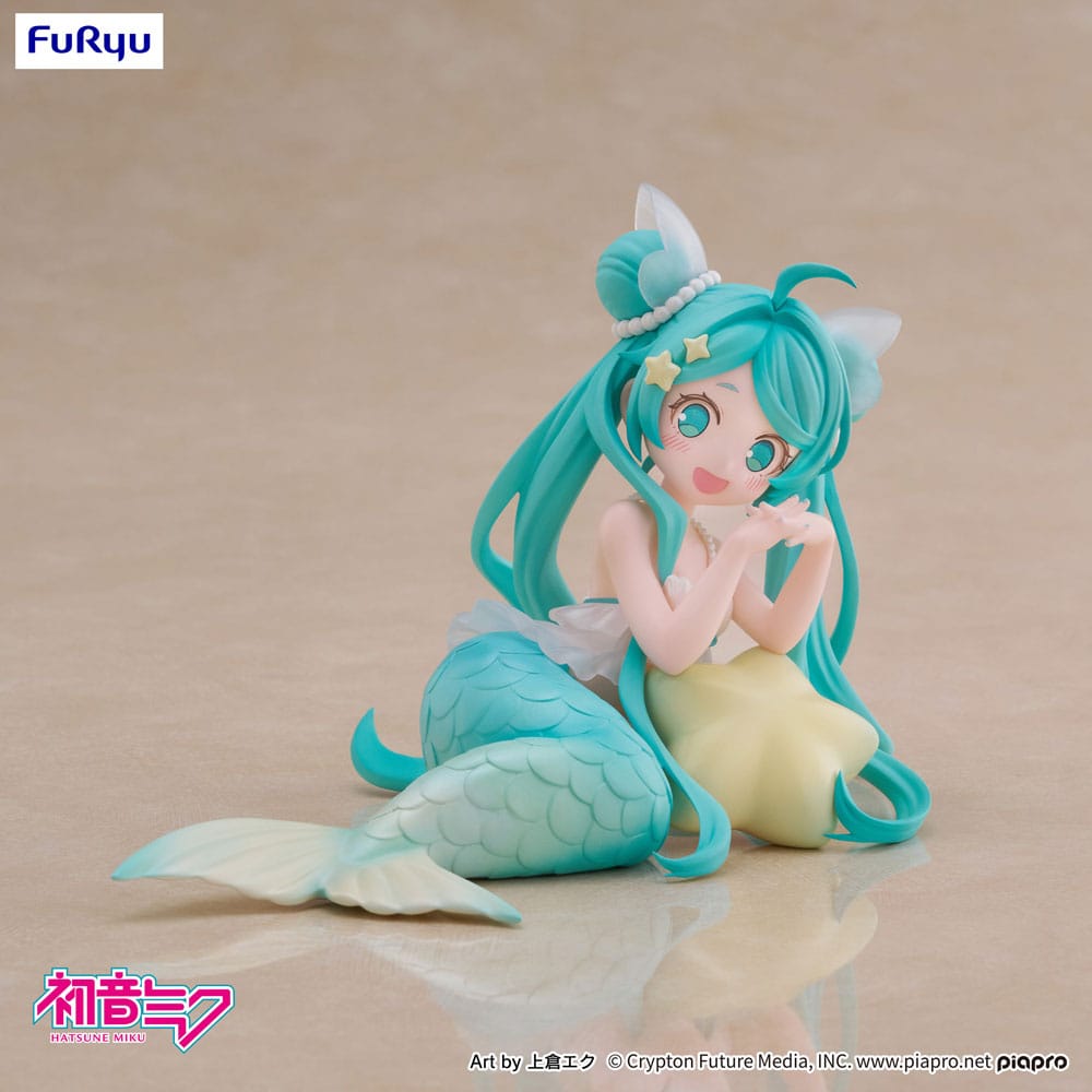 Hatsune Miku Estatua PVC Desktop Fairy Hatsune Miku Mermaid princess Ver. 9 cm
