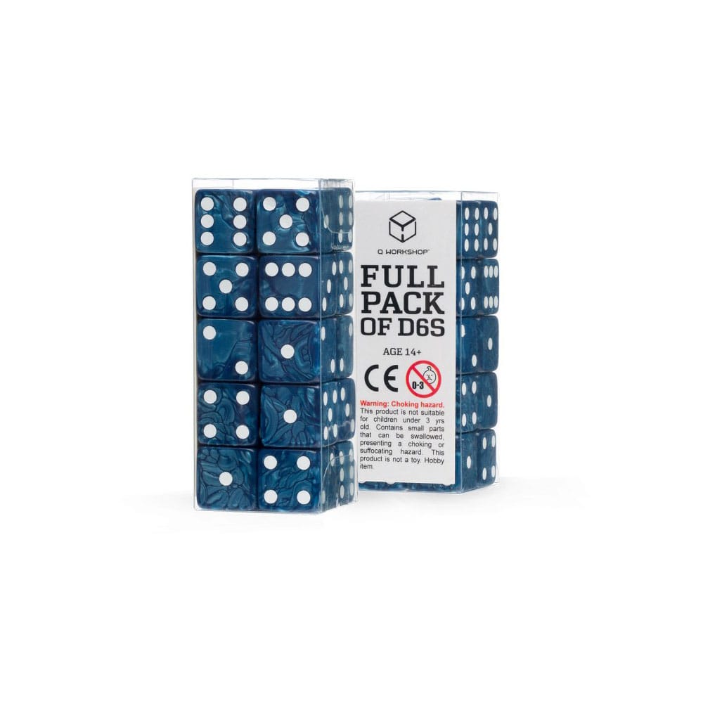 Q Workshop Pack de Dados Full Pack D6 Cobalto (20)