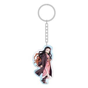 Demon Slayer: Kimetsu no Yaiba Llavero Nezuko Holographic 7 cm