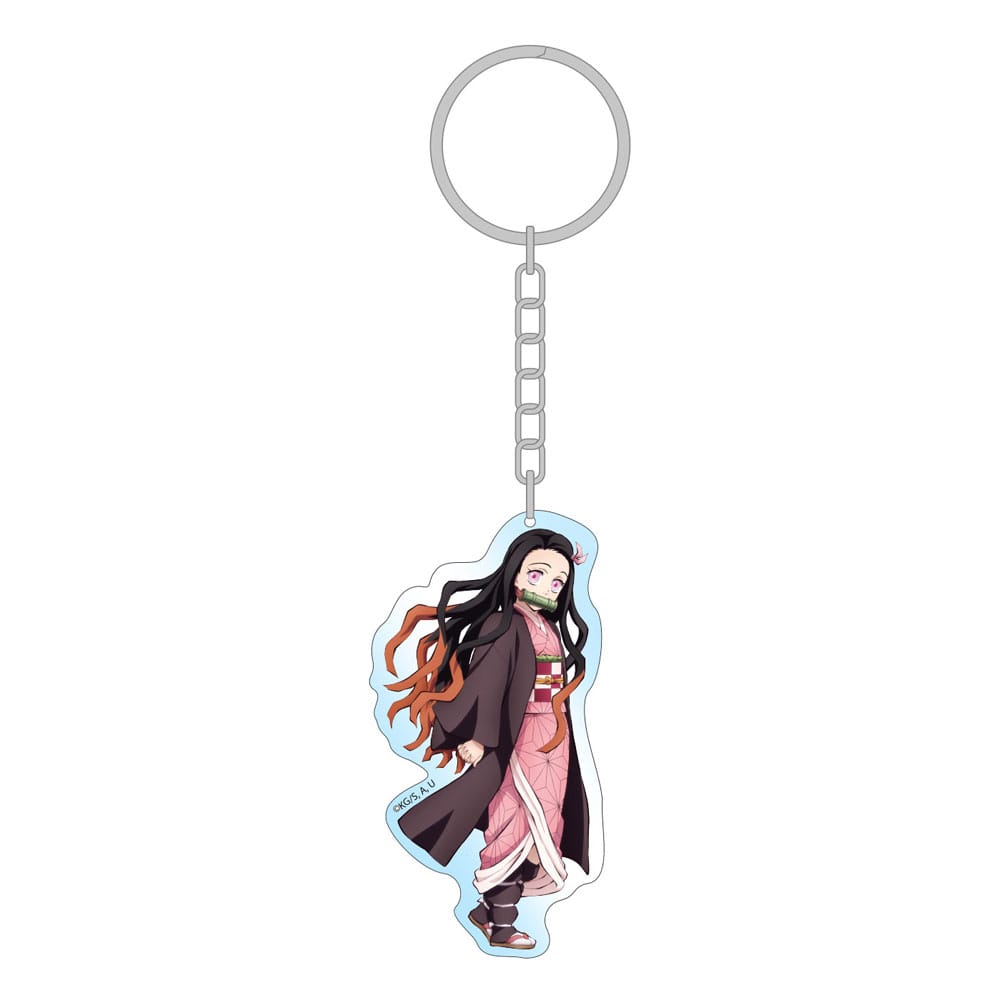 Demon Slayer: Kimetsu no Yaiba Llavero Nezuko Holographic 7 cm