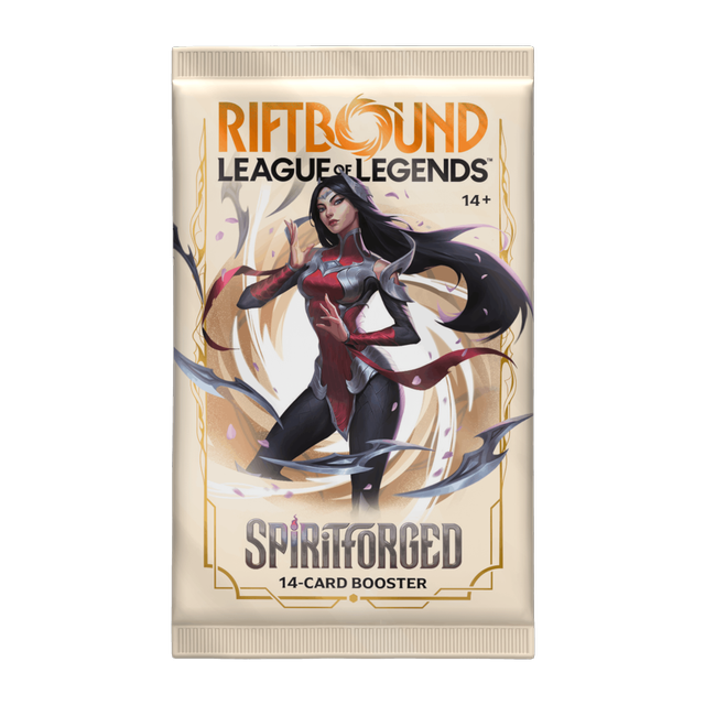 Riftbound:-League-of-Legends-TCG-Spiritforged-Booster-Pack-–-EN Riftbound: League of Legends TCG - Spiritforged Booster Pack – EN