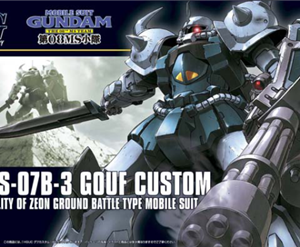 HGUC GOUF CUSTOM GUNDAM 1/144