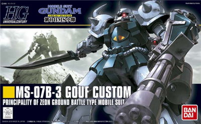 HGUC GOUF CUSTOM GUNDAM 1/144