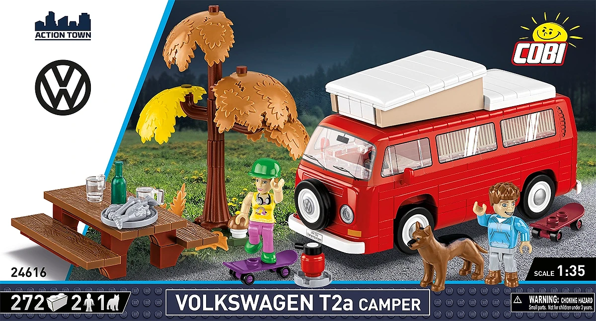 COBI 24616 Volkswagen T2a Camper Van