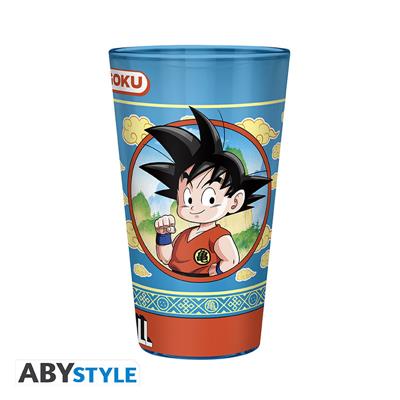 DRAGON BALL - Large Glass - 400ml - Goku & the Flying Nimbus – box