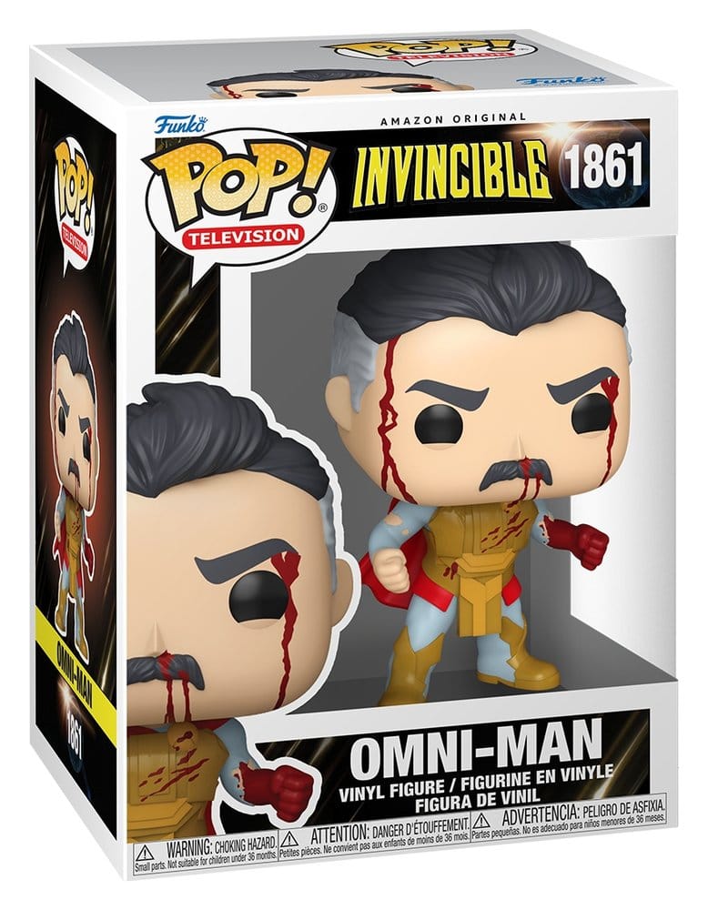 Invincible 2 Figura POP! TV Vinyl Omni-Man (Armor) (Bloody) 9 cm