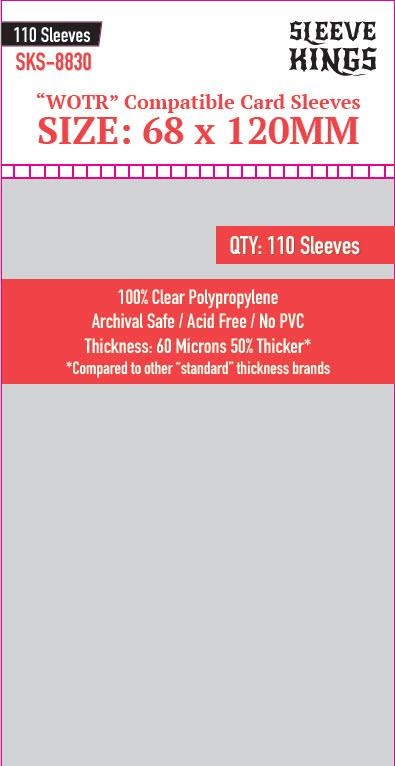 [8830] Sleeve Kings WOTR Perfect Compatible Sleeves (68x120mm)