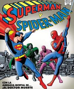 Superman Y Spiderman. Portada De Brian Bolland Dc-Marvel Treasury Edition.