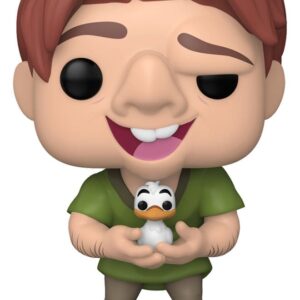 El jorobado de Notre Dame Figura POP! Vinyl Quasimodo with Bird 9 cm