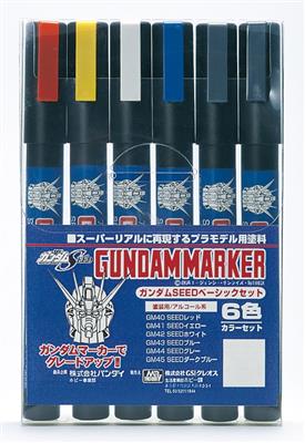 Mr. Hobby: Gundam SEED Basic Marker Set (GMS-109)