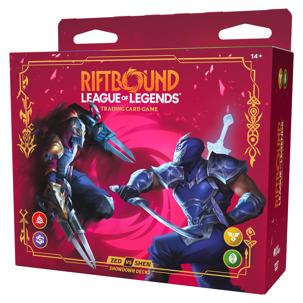 Riftbound: League of Legends TCG: Vendetta Showdown Decks Zed vs Shen (Inglés)