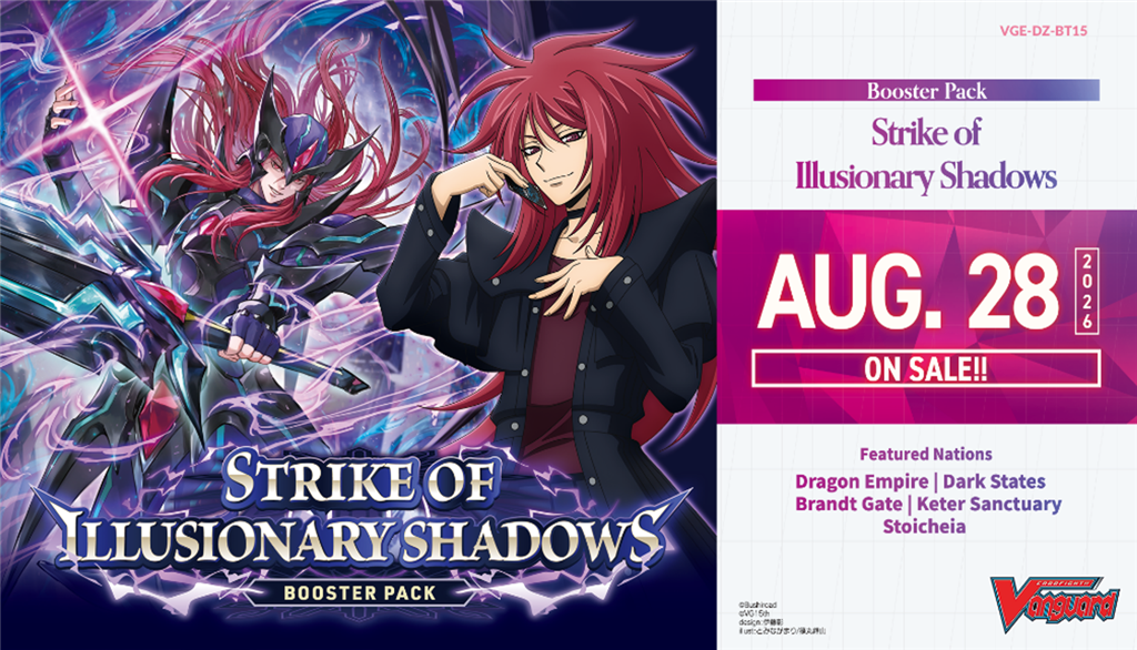 Cardfight!! Vanguard: Strike of Illusionary Shadows Sobre Individual (7 Cartas) - Edición en Inglés