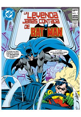 Dc-Edicion-Facsimil-La-Leyenda-Jamas-Contada-De-Batman Dc Edicion Facsimil: La Leyenda Jamas Contada De Batman
