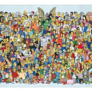 Los Simpson Alfombrilla Gaming XL 80 x 35 cm