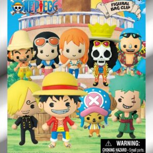 One Piece Clip de PVC 3D para Mochila Serie 1 Bolsa Individual