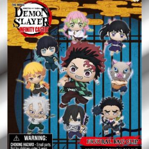 Demon Slayer Clip de Espuma 3D para Mochila Castillo Infinito Serie 1 Bolsa Individual