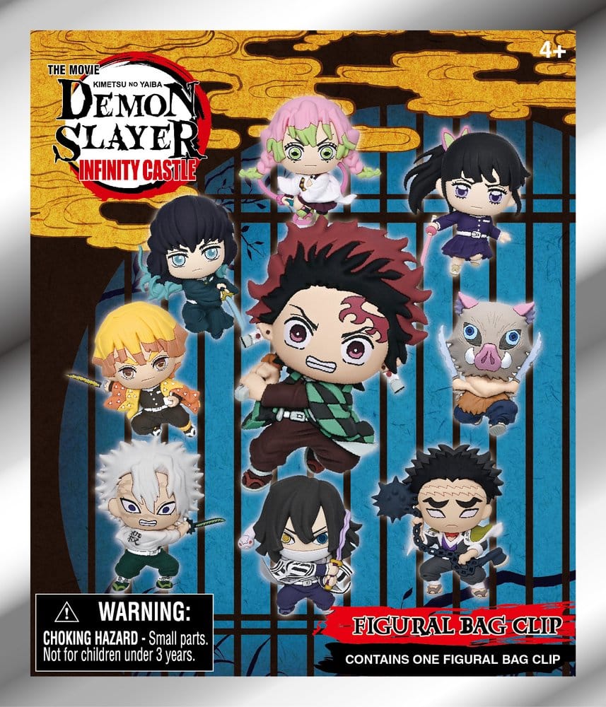 Demon-Slayer-Clip-de-Espuma-3D-para-Mochila-Castillo-Infinito-Serie-1-Bolsa-Individual Demon Slayer Clip de Espuma 3D para Mochila Castillo Infinito Serie 1 Bolsa Individual