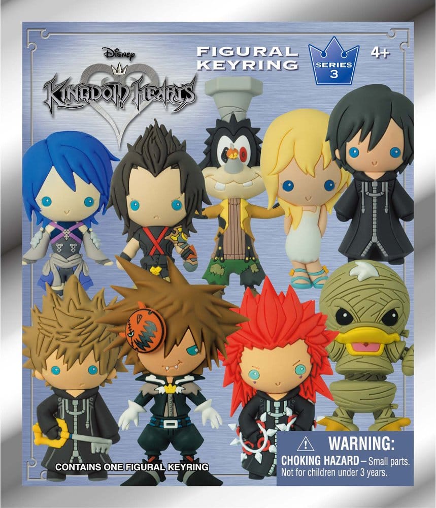 Kingdom Hearts Clip de PVC 3D para Mochila Serie 3 Bolsa Individual