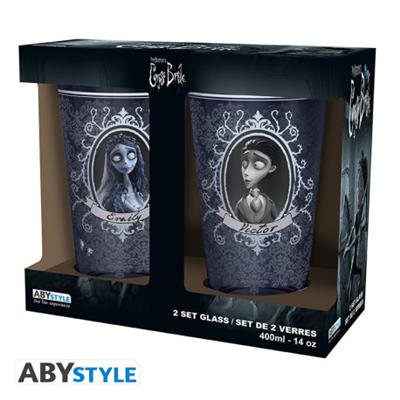 Corpse Bride (La Novia Cadáver) - Set de 2 Vasos XXL - Victor & Emily 40 cl