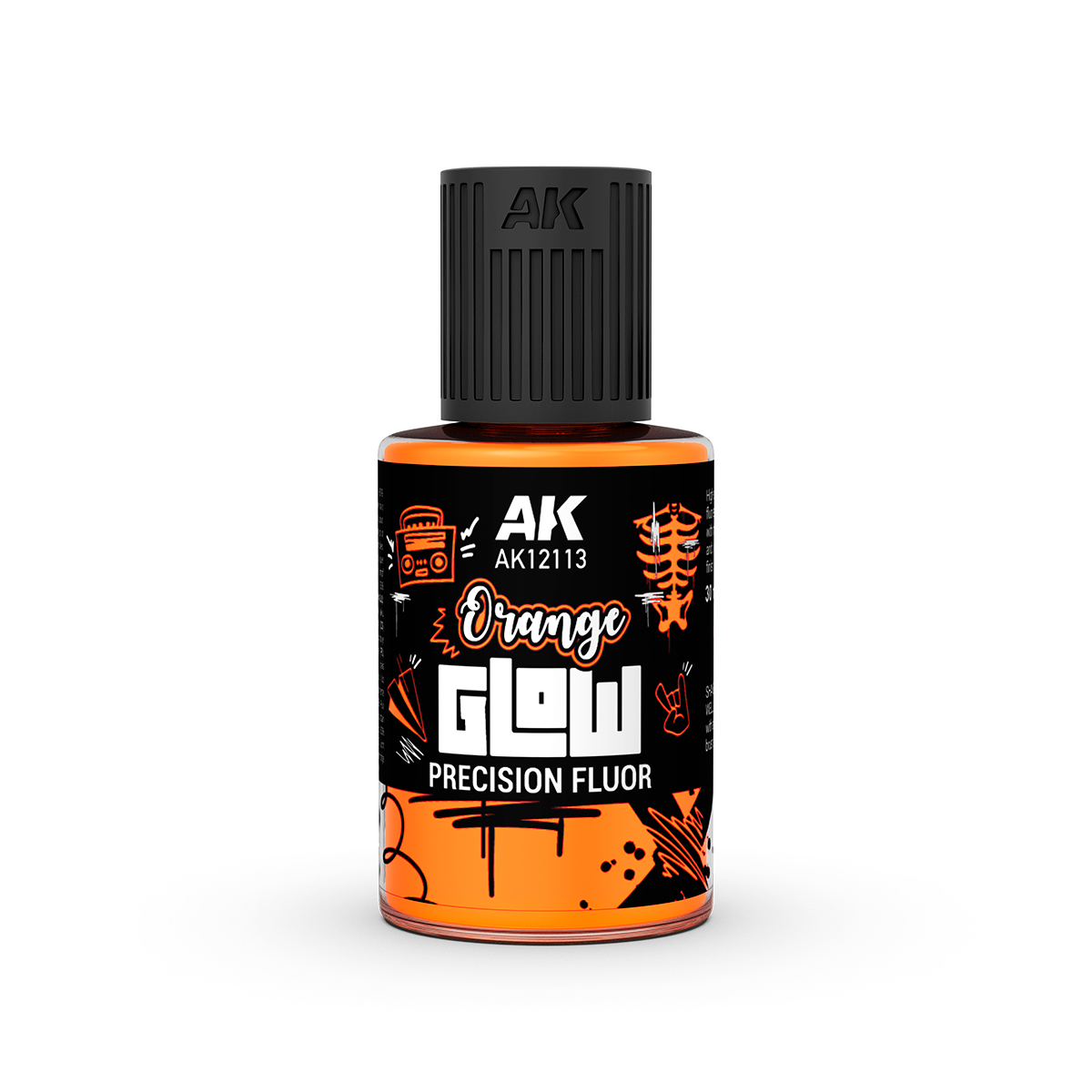 Naranja Glow Fluor De Precisión