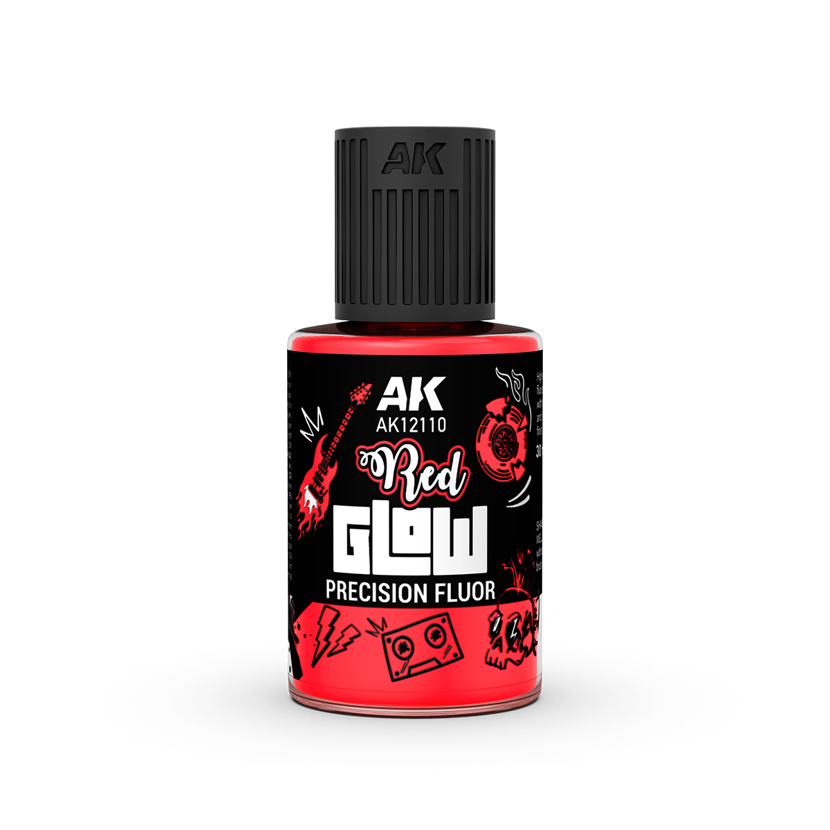 Rojo Glow Fluor De Precisión
