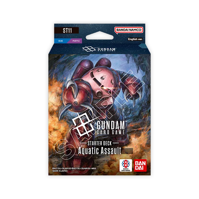 Gundam Card Game Mazo de Inicio ST11 Aquatic Assault (Inglés)