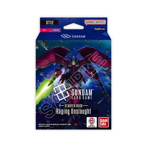 Gundam Card Game Mazo de Inicio ST12 Raging Onslaught (Inglés)