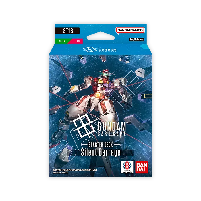Gundam Card Game Mazo de Inicio ST13 Silent Barrage (Inglés)