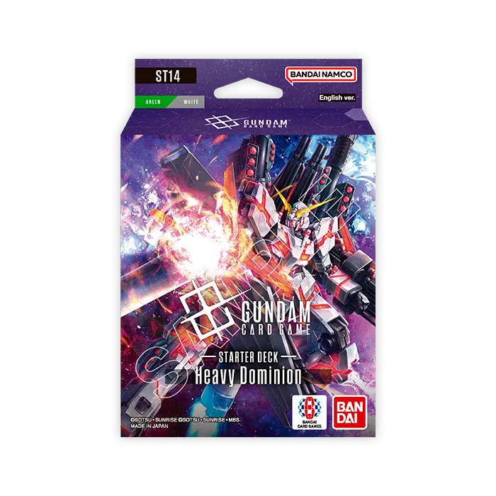 Gundam Card Game Mazo de Inicio ST14 Heavy Dominion (Inglés)