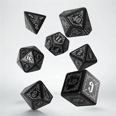 Set de Dados - Bloodsucker Black & Silver (7 Dados)