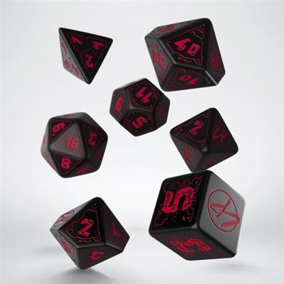 Cyberpunk Red - Set de Dados Blood over Chrome