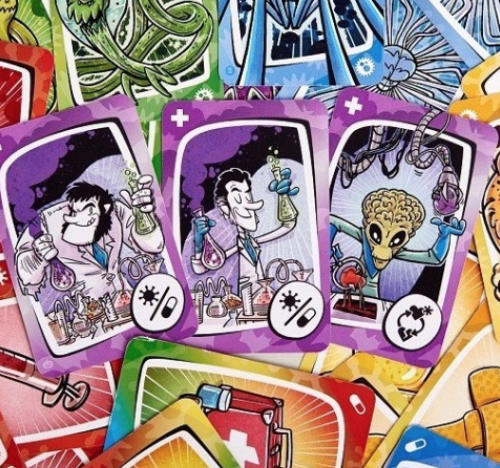 Comprar juego de cartas Virus Halloween