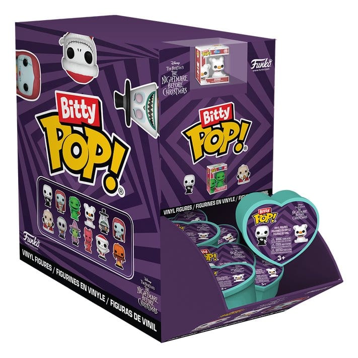 Pesadilla antes de Navidad Figura Pocket POP! Vinyl Hearts Classic PDQ Display (24) 2