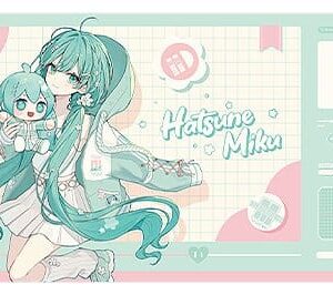 Character Vocal Series 01: Hatsune Miku Miku Hug Series Alfombrilla de escritorio: Flower Ver. 70 x 40 cm
